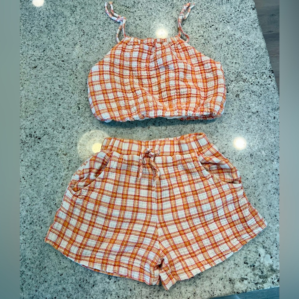 Zara outfit matching set girls size 6-7